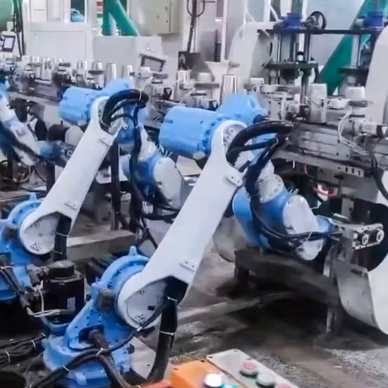 Brazo robótico de 4 ejes, manipulador de carga útil de 20kg, brazo robótico de producción para dobladora, paletizador automatizado