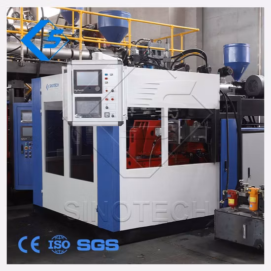 Máquina de moldeo por soplado y extrusión automática para fabricar plástico HDPE PP PETG ABS Botella de agua/contenedor/tambor/barril/bidón/juguete/tanque de agua