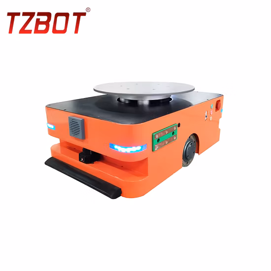Se puede personalizar el chasis del robot Robot Agv al acecho bidireccional industrial equipado con rueda motriz Equipo de manipulación de materiales de venta caliente (TZAGV