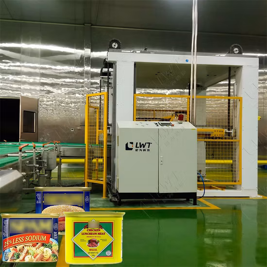 Fabricación de productos para el cuidado de la piel Maquinaria envasadora de lácteos Paletizador de latas vacías